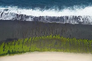Aerial View Over The Reefs And Beaches Of The Bukit Peninsula Of Bali, Indonesia Aerial View Over The Reefs And Beaches Of The Bukit Peninsula Of Bali, Indonesia