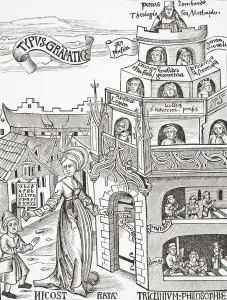 Allegorical Composition Representing The Different Degrees Of University Teaching Allegorical Composition Representing The Different Degrees Of University Teaching
