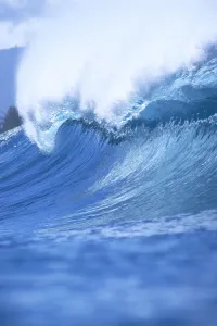 Angled View Of A Huge Wave With Whitewash, Curling C1748 Angled View Of A Huge Wave With Whitewash, Curling C1748