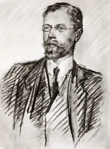 Axel Martin Fredrik Munthe 1857 To 1949 Swedish Physician And Psychiatrist Frontspiece After A Pastel By Countess Feo Axel Martin Fredrik Munthe 1857 To 1949 Swedish Physician And Psychiatrist Frontspiece After A Pastel By Countess Feo