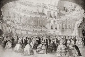 The Ball At The Academy Of Music In New York During Albert Edward, Prince Of Wales, 1841 The Ball At The Academy Of Music In New York During Albert Edward, Prince Of Wales, 1841