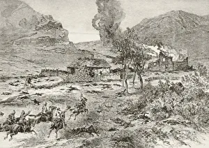 The British Relief Column Arrives At Rorkes Drift, Kwa-Zulu-Natal Province, South Africa The British Relief Column Arrives At Rorkes Drift, Kwa-Zulu-Natal Province, South Africa