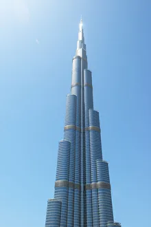 Detail Of The Burj Khalifa; Dubai, United Arab Emirates Detail Of The Burj Khalifa; Dubai, United Arab Emirates