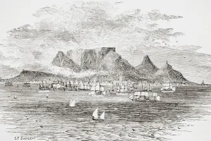 Cape Town South Africa From Table Bay Engraved By G Sargant From The Gallery Of Geography Cape Town South Africa From Table Bay Engraved By G Sargant From The Gallery Of Geography