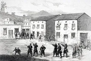 Carabiniers Resisting The Insurgents At Cartagena Murcia Province Spain During 3Rd Carabiniers Resisting The Insurgents At Cartagena Murcia Province Spain During 3Rd