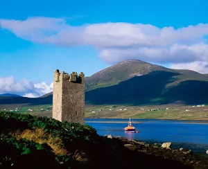 Carrickkildavnet Castle, Achill Island Co Mayo, Ireland Carrickkildavnet Castle, Achill Island Co Mayo, Ireland