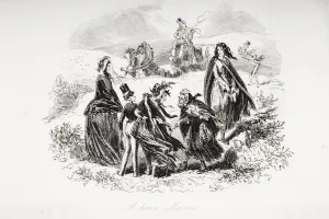A Chance Meeting. Illustration From The Charles Dickens Novel Dombey And Son By H A Chance Meeting. Illustration From The Charles Dickens Novel Dombey And Son By H