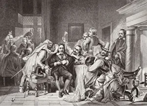 Charles I In The Guard Room Insulted By The Soldiers Of Cromwell, January 27, 1649 Charles I In The Guard Room Insulted By The Soldiers Of Cromwell, January 27, 1649