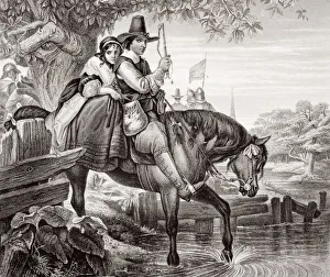 Charles Ii In Disguise Aided In His Escape By Jane Lane After The Battle Of Worcester 1651 Charles Ii In Disguise Aided In His Escape By Jane Lane After The Battle Of Worcester 1651