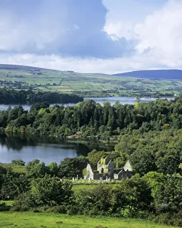 Church On A Landscape, Ballindoon, County Sligo, Republic Of Ireland Church On A Landscape, Ballindoon, County Sligo, Republic Of Ireland