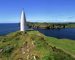 Column At The Water's Edge, Baltimore Beacon, County Cork, Republic Of Ireland Column At The Water's Edge, Baltimore Beacon, County Cork, Republic Of Ireland