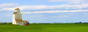 Country Grain Elevator Panoramic, Alberta, Canada Country Grain Elevator Panoramic, Alberta, Canada