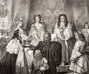 The Crown Offered To William And Mary By The Lords And Commons At Whitehall, February 12 The Crown Offered To William And Mary By The Lords And Commons At Whitehall, February 12