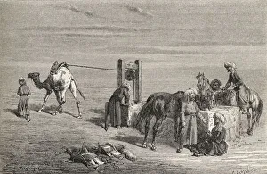 A Well In The Desert Between Samarkand And Karshi, Uzbekistan In The 19Th Century A Well In The Desert Between Samarkand And Karshi, Uzbekistan In The 19Th Century