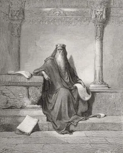Engraving From The Dore Bible Illustrating Proverbs I 1 Solomon By Gustave Dore 1832-1883 Engraving From The Dore Bible Illustrating Proverbs I 1 Solomon By Gustave Dore 1832-1883