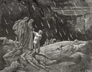 Engraving By Gustave Dore 1832-1883 French Artist And Illustrator For Inferno By Engraving By Gustave Dore 1832-1883 French Artist And Illustrator For Inferno By
