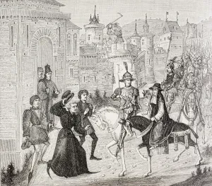 Entry Of Louis Viii King Of France And The Papal Legate Cardinal St. Angelo Into Avignon In 1226 Entry Of Louis Viii King Of France And The Papal Legate Cardinal St. Angelo Into Avignon In 1226