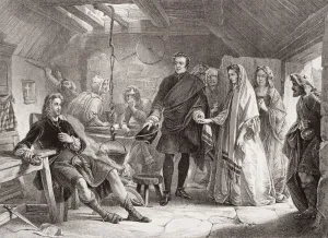 The First Meeting Of Prince Charles With Flora Macdonald In The Isalnd Of South Uist, 1747 The First Meeting Of Prince Charles With Flora Macdonald In The Isalnd Of South Uist, 1747