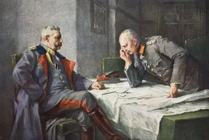 General Paul Von Hindenburg 1847 1934 And Chief Of Staff Erich Von Ludendorff 1865 General Paul Von Hindenburg 1847 1934 And Chief Of Staff Erich Von Ludendorff 1865