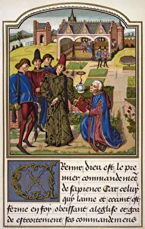 Georges Chastellain Died 1475 Burgundian Chronicler And Poet Offers His Book To Charles Duke Of Burgundy From Science Georges Chastellain Died 1475 Burgundian Chronicler And Poet Offers His Book To Charles Duke Of Burgundy From Science