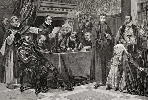 A German Council Of Troubles During The 16Th Century. From Das Evangelium In Der Berfolgung A German Council Of Troubles During The 16Th Century. From Das Evangelium In Der Berfolgung