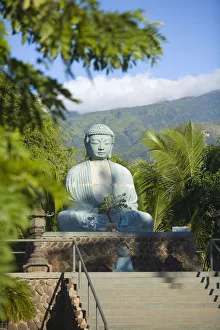 Hawaii, Maui, Lahaina Jodo Mission, Buddha Statue Hawaii, Maui, Lahaina Jodo Mission, Buddha Statue