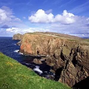 Images Dated 9th March 2007: High Angle View Of Rock Formations At The Coast, Tory Island, County Donegal, Republic Of Ireland