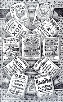 Historic Advertisement For Orchilla Guano Soil Enricher With Illustrations From The 20th Historic Advertisement For Orchilla Guano Soil Enricher With Illustrations From The 20th