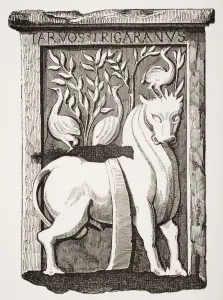 The Holy Ox. Celtic Monument Found Under The Choir Of Notre Dame Paris In 1711 The Holy Ox. Celtic Monument Found Under The Choir Of Notre Dame Paris In 1711