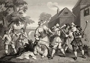 Hudibras The Knight Submits To Trulla Engraved By F F Walker After Hogarth From The Works Of Hogarth Published London Hudibras The Knight Submits To Trulla Engraved By F F Walker After Hogarth From The Works Of Hogarth Published London