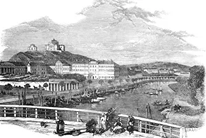 The Illustrated London News Etching From 1854. Abo The Capital Of Russian Finland The Illustrated London News Etching From 1854. Abo The Capital Of Russian Finland
