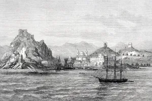Insurgent Ship Visiting Aguilas Murcia Province Spain With Requisitions During 3Rd Insurgent Ship Visiting Aguilas Murcia Province Spain With Requisitions During 3Rd
