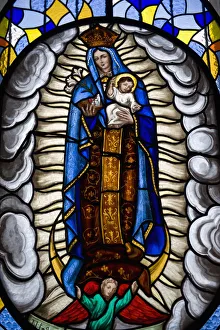 Interior Of The Virgin Of Quito Statue; Quito, Equador Interior Of The Virgin Of Quito Statue; Quito, Equador