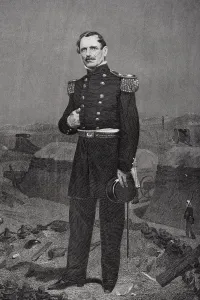 James Shield. American Civil War Union General. From Painting By Alonzo Chappel James Shield. American Civil War Union General. From Painting By Alonzo Chappel