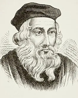 John Wycliffe Circa 1325 To 1384. English Theologian, Reformist And Translator From The National And Domestic History John Wycliffe Circa 1325 To 1384. English Theologian, Reformist And Translator From The National And Domestic History