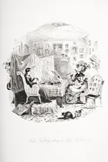 Kate Nickleby Sitting To Miss La Creevy Illustration From The Charles Dickens Novel Kate Nickleby Sitting To Miss La Creevy Illustration From The Charles Dickens Novel
