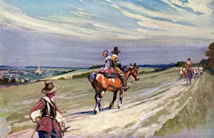 King Charles Ii, Riding Towards Wilton In Disguise After The Battle Of Worcester King Charles Ii, Riding Towards Wilton In Disguise After The Battle Of Worcester