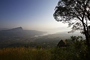 Landscape View Of Mulshi Lake And The Mountainous Western Ghats Landscape View Of Mulshi Lake And The Mountainous Western Ghats