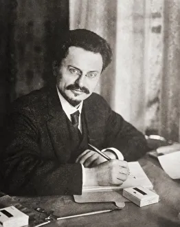 Leon Trotsky, born Lev Davidovich Bronstein, 1879-1940. Russian politician and revolutionary Leon Trotsky, born Lev Davidovich Bronstein, 1879-1940. Russian politician and revolutionary