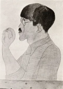 Leonard Tsuguharu Foujita, 1886 To 1968. Japanese Born French Painter. After The Drawing By Kiki From The Book Back To Leonard Tsuguharu Foujita, 1886 To 1968. Japanese Born French Painter. After The Drawing By Kiki From The Book Back To