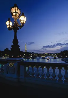 Looking From The Pont Alexandre Iii Down The Seine To The Eiffel Tower Looking From The Pont Alexandre Iii Down The Seine To The Eiffel Tower