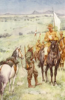Lord Kitchener And General Cronje's Messenger, Paardeberg, Orange Free State, South Africa, February 19th Lord Kitchener And General Cronje's Messenger, Paardeberg, Orange Free State, South Africa, February 19th