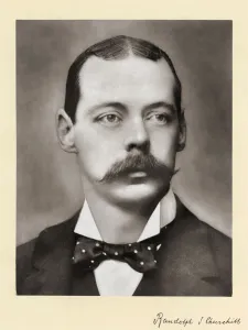 Lord Randolph Henry Spencer Churchill, 1849 - 1895. British statesman. Father of Sir Winston Churchill Lord Randolph Henry Spencer Churchill, 1849 - 1895. British statesman. Father of Sir Winston Churchill