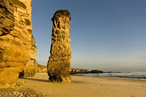 Lot's Wife Rock Formation, South Shields, Tyne And Wear, England Lot's Wife Rock Formation, South Shields, Tyne And Wear, England