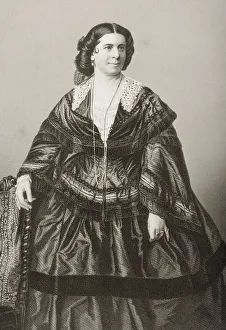 Madame Anna Bishop, 1810-1884. English Soprano.Engraved By D.J Madame Anna Bishop, 1810-1884. English Soprano.Engraved By D.J