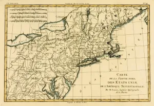 Map Of The Northern United States Of North America Circa Map Of The Northern United States Of North America Circa