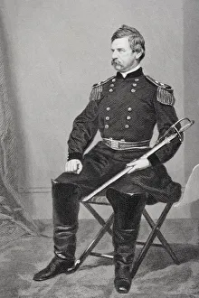 Nathaniel Prentiss Banks 1816 1894. American Politician And Union General During American Nathaniel Prentiss Banks 1816 1894. American Politician And Union General During American