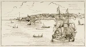 New York In 1673. From American Pictures Drawn With Pen And Pencil By Rev Samuel New York In 1673. From American Pictures Drawn With Pen And Pencil By Rev Samuel