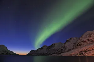 Northern Lights, Ersfjorden, Tromso, Troms, Norway Northern Lights, Ersfjorden, Tromso, Troms, Norway
