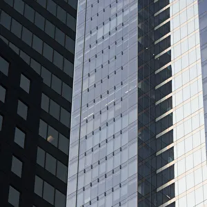 Side of an office towers with glass walls; Chicago illinois united states of america Side of an office towers with glass walls; Chicago illinois united states of america